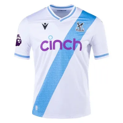 Men's Authentic Macron J. Ayew Crystal Palace Away Jersey 2324 01