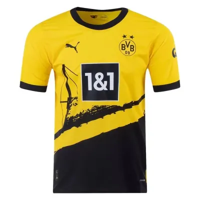 Men's Authentic Puma Borussia Dortmund Home Jersey 2324 01