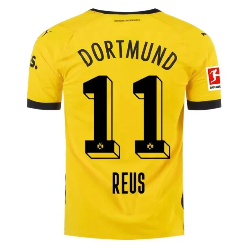 Men's Authentic Puma Reus Borussia Dortmund Home Jersey 2324
