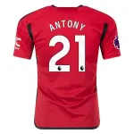 Men's Replica Adidas Antony Manchester United Home Jersey 2324