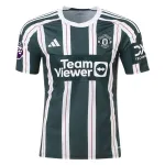 Men's Replica Adidas B. Fernandes Manchester United Away Jersey 2324