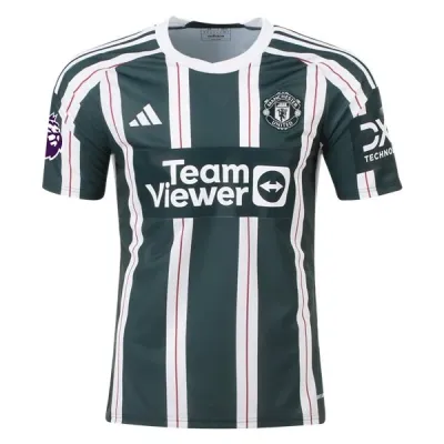 Men's Replica Adidas B. Fernandes Manchester United Away Jersey 2324 01