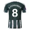 Men's Replica Adidas B. Fernandes Manchester United Away Jersey 2324