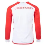 Men's Replica Adidas Bayern Munich Long Sleeve Home Jersey 2324