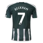 Men's Replica Adidas Beckham Manchester United Away Jersey 2324