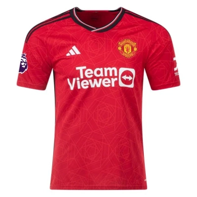 Men's Replica Adidas Casemiro Manchester United Home Jersey 2324 01
