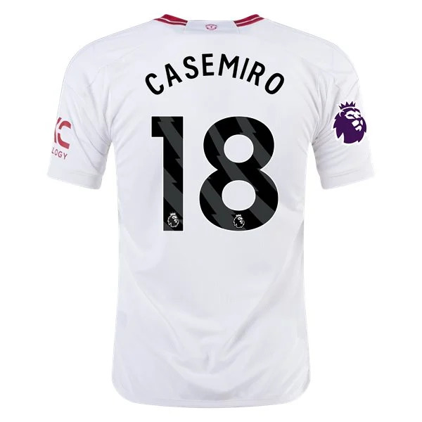 Men's Replica Adidas Casemiro Manchester United Third Jersey 2324