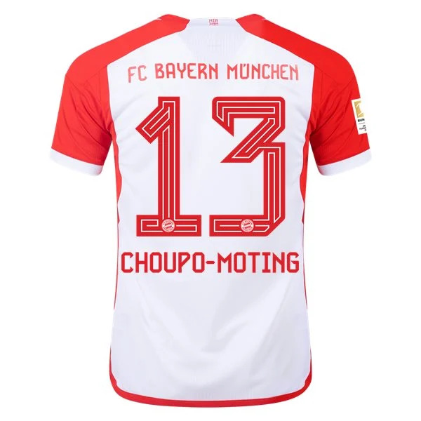 Men's Replica Adidas Choupo-Moting Bayern Munich Home Jersey 2324