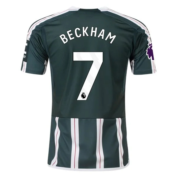 Men's Replica Adidas David Beckham Manchester United Away Jersey 2324