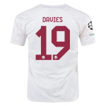 Men's Replica Adidas Davies Bayern Munich Third Jersey 2324 - UCL