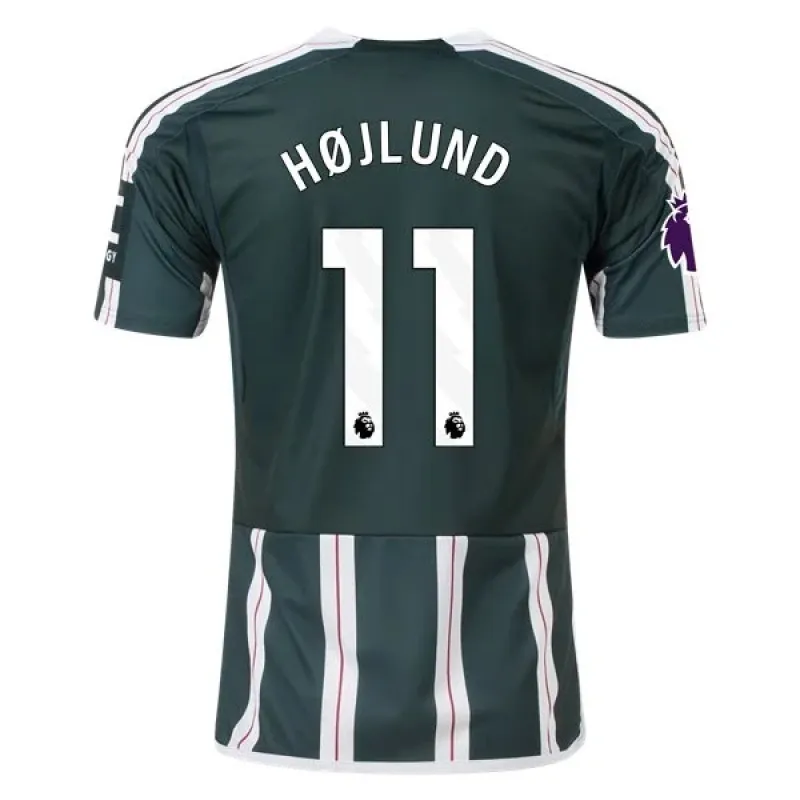 Men's Replica Adidas Hojlund Manchester United Away Jersey 2324