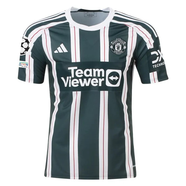 Men's Replica Adidas Manchester United Away Jersey 2324 - UCL