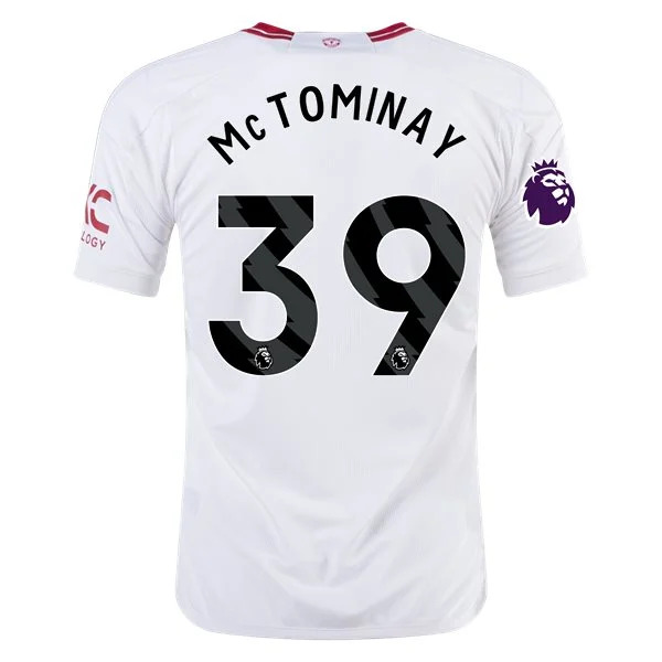 Men's Replica Adidas McTominay Manchester United Third Jersey 2324