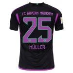 Men's Replica Adidas Muller Bayern Munich Away Jersey 2324