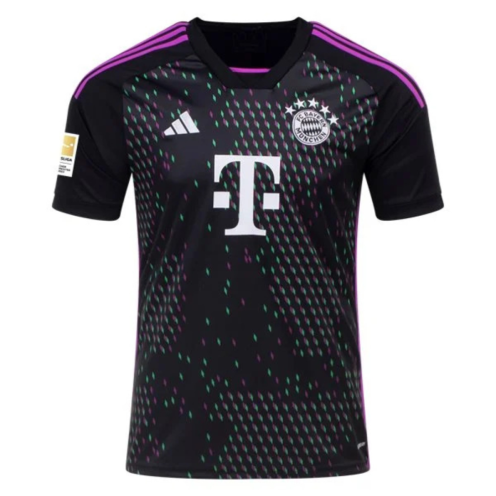Men's Replica Adidas Muller Bayern Munich Away Jersey 2324