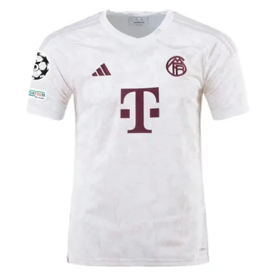 Men's Replica Adidas Muller Bayern Munich Third Jersey 2324 - UCL 01
