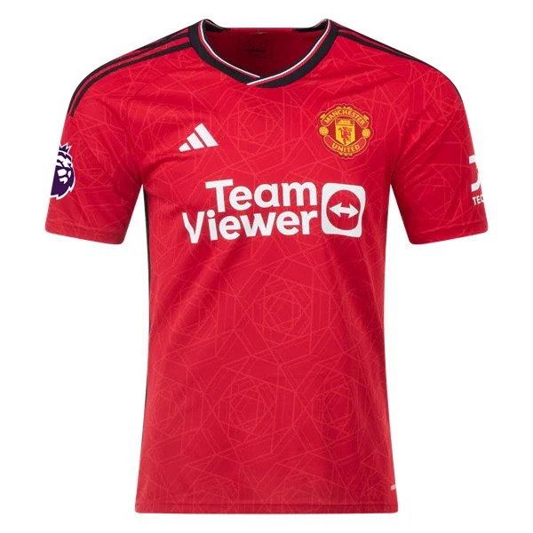 Men's Replica Adidas R. Varane Manchester United Home Jersey 2324