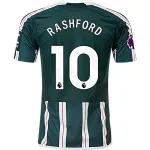 Men's Replica Adidas Rashford Manchester United Away Jersey 2324