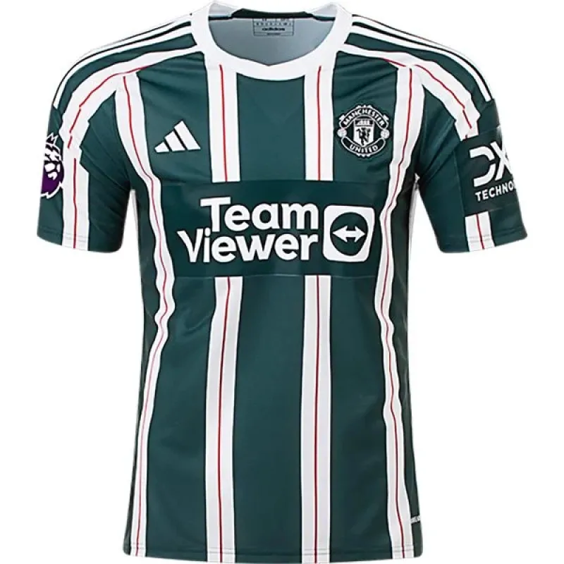 Men's Replica Adidas Rashford Manchester United Away Jersey 2324