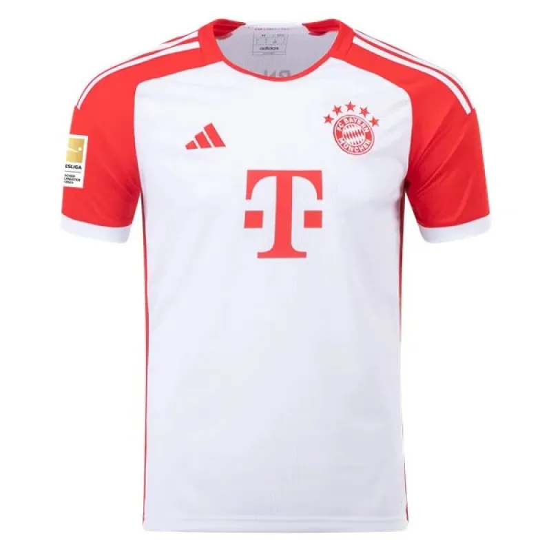 Men's Replica Adidas Sane Bayern Munich Home Jersey 2324