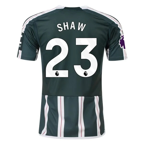 Men's Replica Adidas Shaw Manchester United Away Jersey 2324