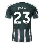 Men's Replica Adidas Shaw Manchester United Away Jersey 2324