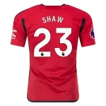 Men's Replica Adidas Shaw Manchester United Home Jersey 2324