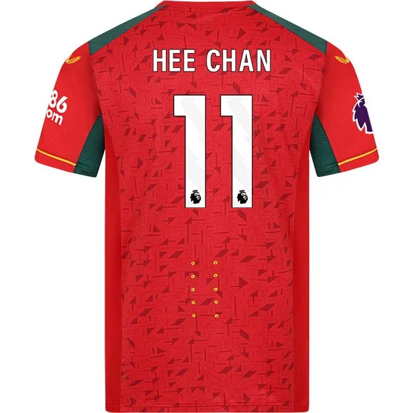 Men's Replica Castore Hee Chan Wolverhampton Away Jersey 2324