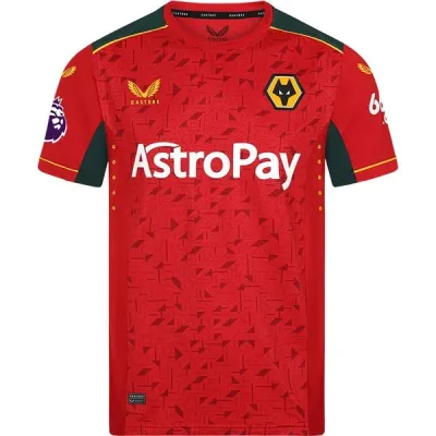 Men's Replica Castore Neto Wolverhampton Away Jersey 2324 01