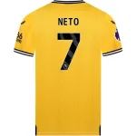 Men's Replica Castore Neto Wolverhampton Home Jersey 2324