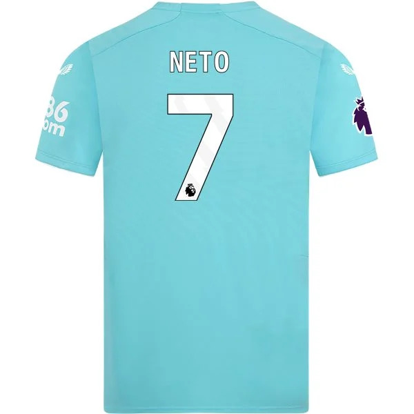 Men's Replica Castore Neto Wolverhampton Third Jersey 2324