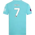 Men's Replica Castore Neto Wolverhampton Third Jersey 2324