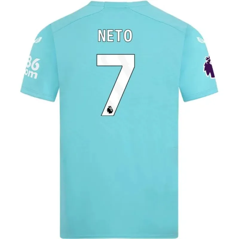 Men's Replica Castore Neto Wolverhampton Third Jersey 2324