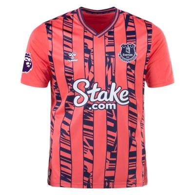 Men's Replica Hummel Calvert-Lewin Everton Away Jersey 2324 01