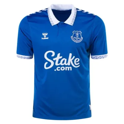 Men's Replica Hummel Everton Home Jersey 2324 01