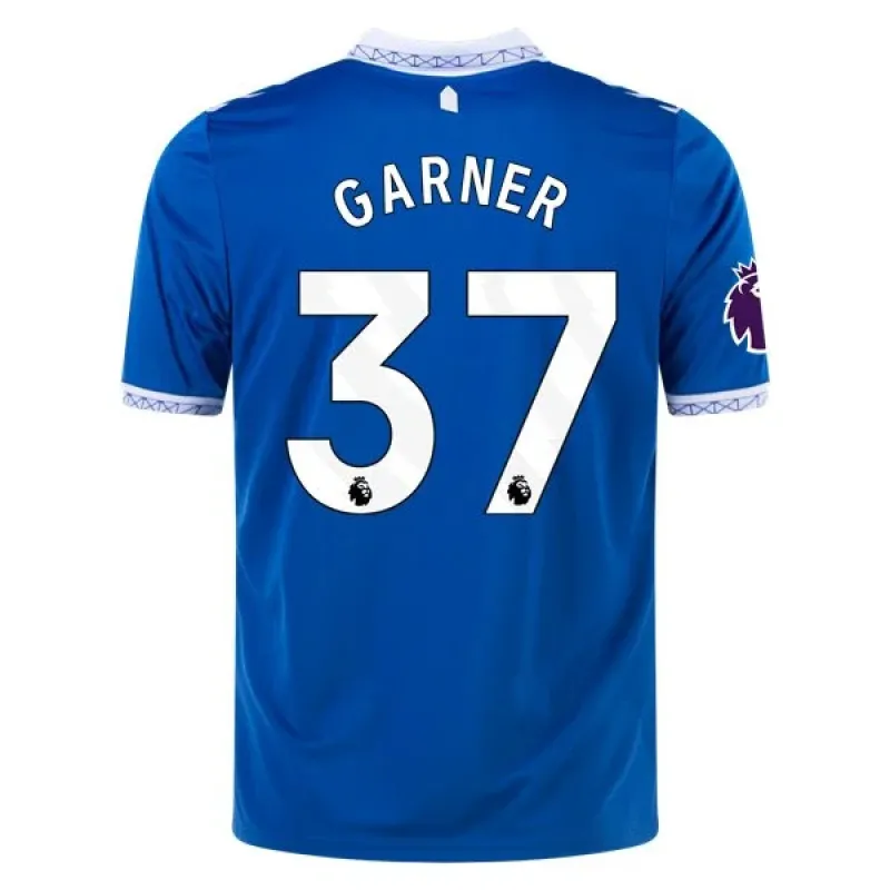 Men's Replica Hummel Garner Everton Home Jersey 2324