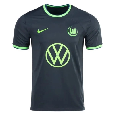 Men's Replica Nike Wolfsburg Away Jersey 2223 01