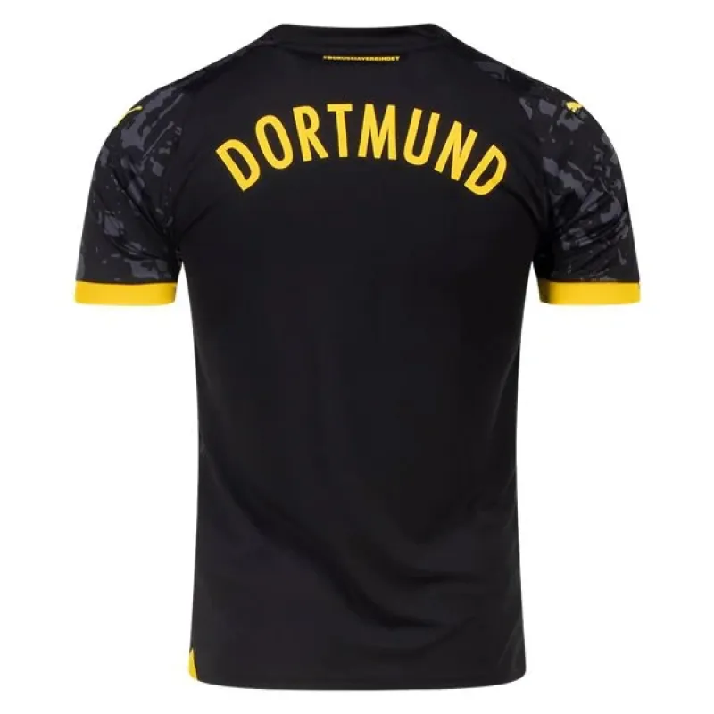 Men's Replica Puma Borussia Dortmund Away Jersey 2324