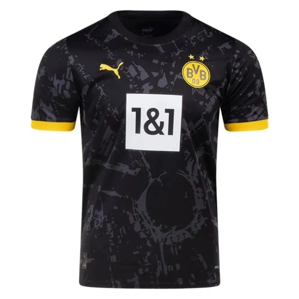 Men's Replica Puma Borussia Dortmund Away Jersey 2324