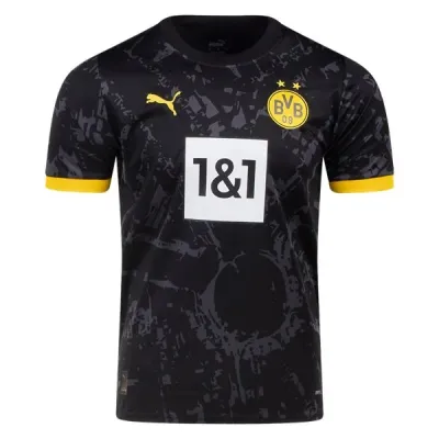 Men's Replica Puma Borussia Dortmund Away Jersey 2324 01