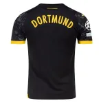 Men's Replica Puma Borussia Dortmund Away Jersey 2324 - UCL