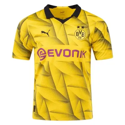 Men's Replica Puma Borussia Dortmund Third Jersey 2324 - UCL 01