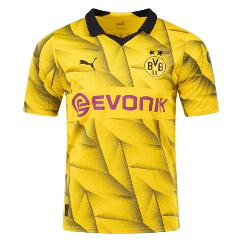 Men's Replica Puma Borussia Dortmund Third Jersey 2324 - UCL