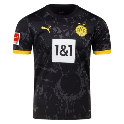 Men's Replica Puma Fullkrug Borussia Dortmund Away Jersey 2324 01