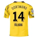 Men's Replica Puma Fullkrug Borussia Dortmund Third Jersey 2324 - UCL