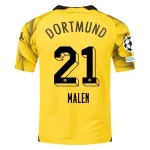 Men's Replica Puma Malen Borussia Dortmund Third Jersey 2324 - UCL