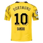 Men's Replica Puma Sancho Borussia Dortmund Third Jersey 2324 - UCL