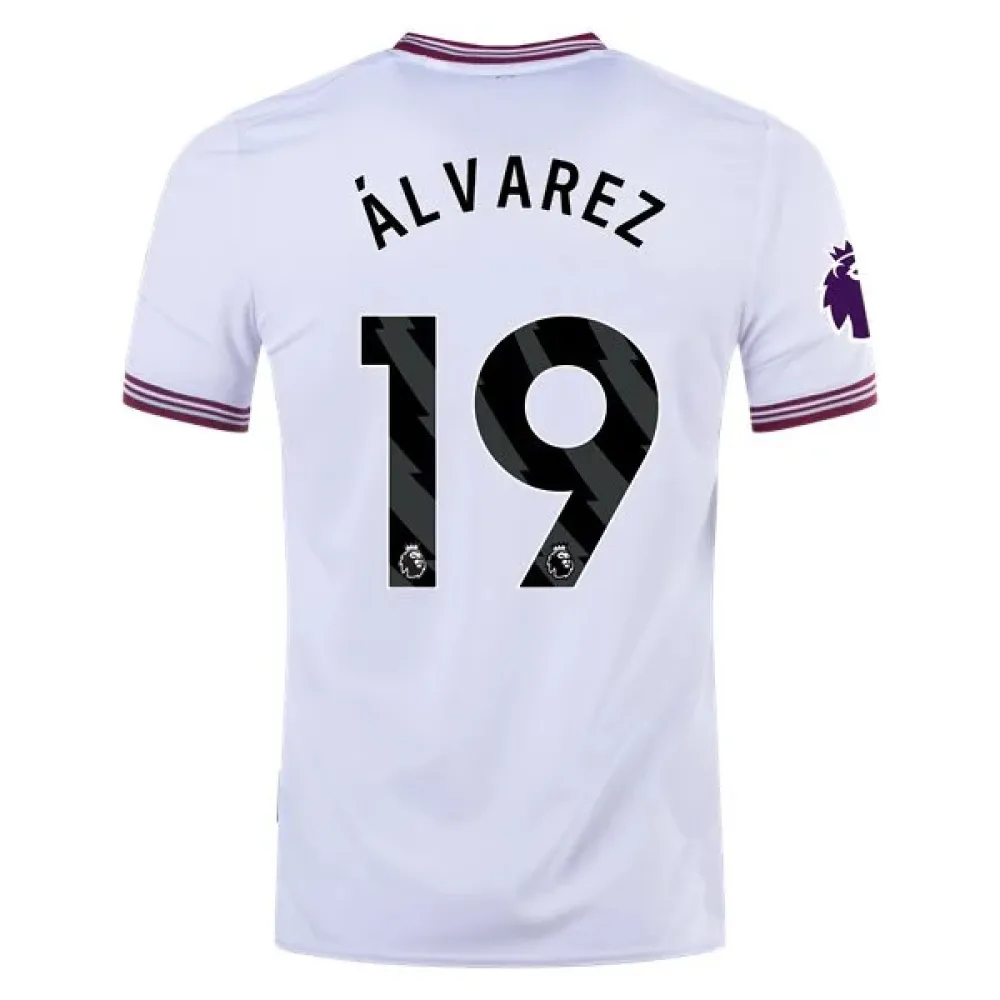 Men's Replica Umbro Alvarez West Ham Away Jersey 2324