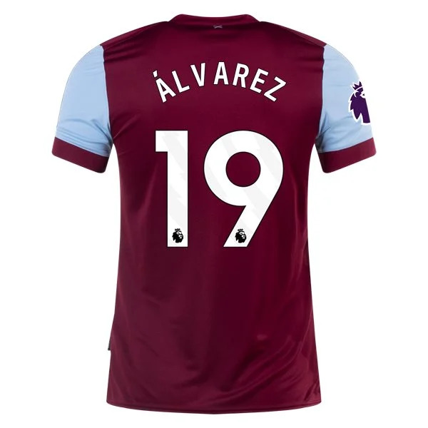 Men's Replica Umbro Alvarez West Ham Home Jersey 2324