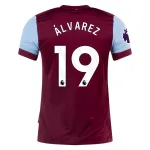 Men's Replica Umbro Alvarez West Ham Home Jersey 2324